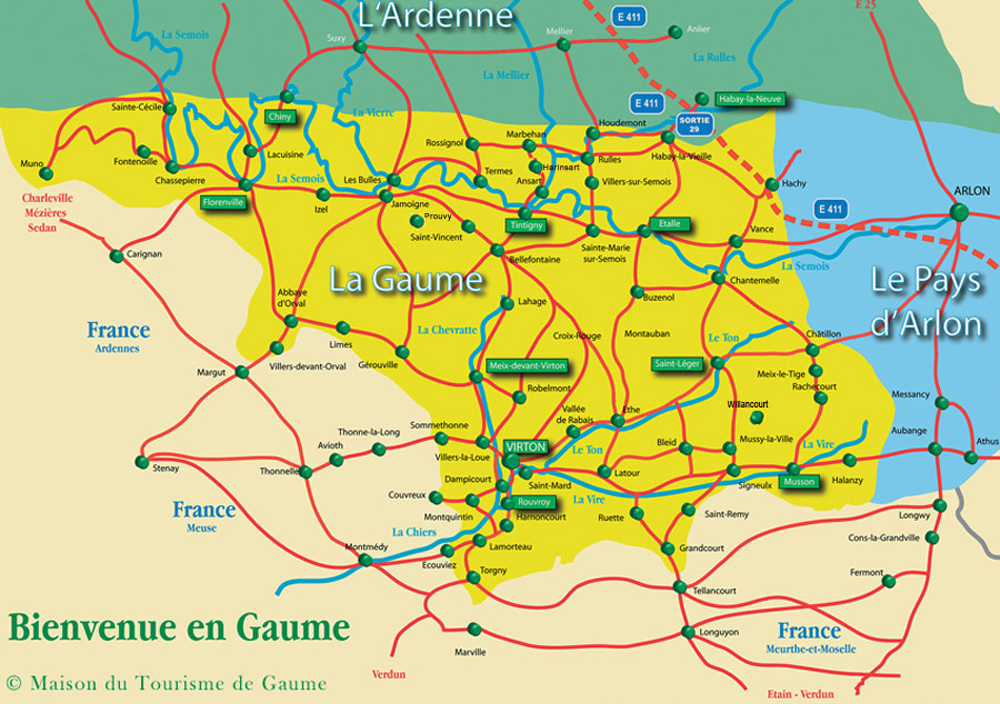gaume Map